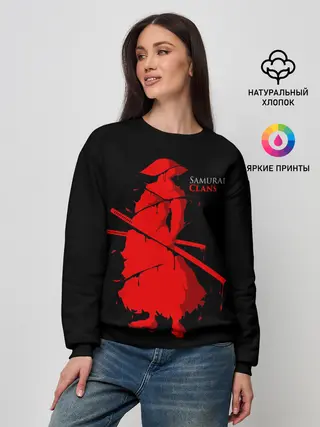Женский свитшот / Самурай