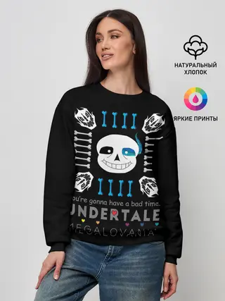 Женский свитшот / Undertale