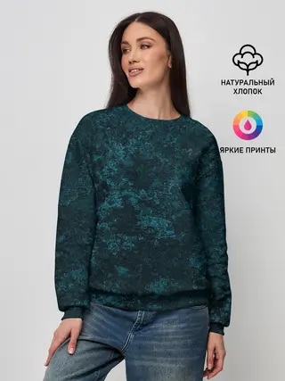 Женский свитшот / ТЕКСТУРА МЕТАЛЛА