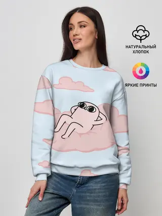 Женский свитшот / мем