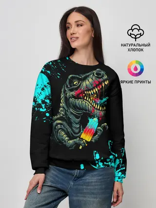 Женский свитшот / Godzilla