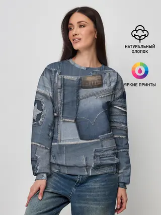 Женский свитшот / Jeans life