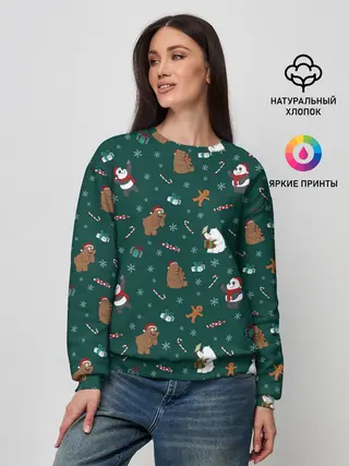 Женский свитшот / We Bare Bears