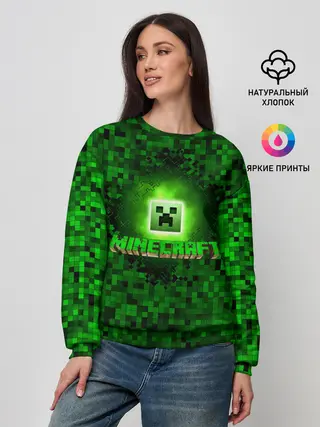 Женский свитшот / Minecraft
