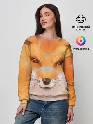 Женский свитшот / Лиса