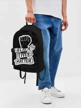 Рюкзак джинсовый / Black Lives Matter
