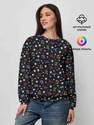 Женский свитшот / Знаки Зодиака