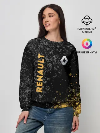 Женский свитшот / Renault | Брызги
