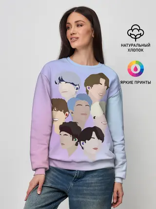 Женский свитшот / БТС Bangtan Boys BTS