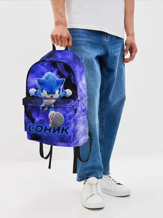 Рюкзак джинсовый / SONIC