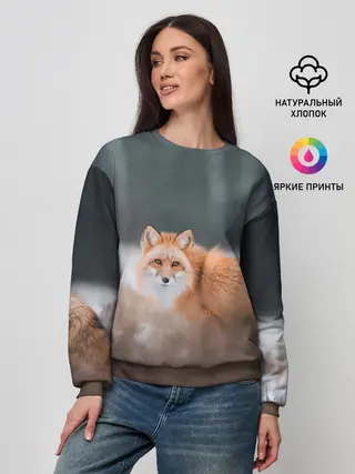Женский свитшот / Лиса