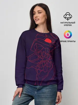 Женский свитшот / Евангилион