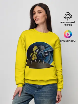 Женский свитшот / Little nightmares 2 | Yelow