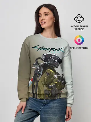 Женский свитшот / Cyberpunk 2077|Киберпанк 2077