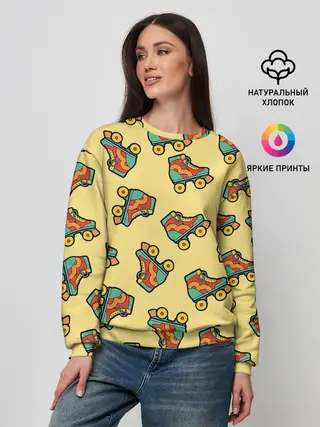 Женский свитшот / Ролики