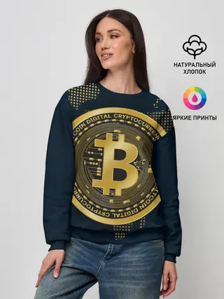 Женский свитшот / БИТКОИН | BITCOIN