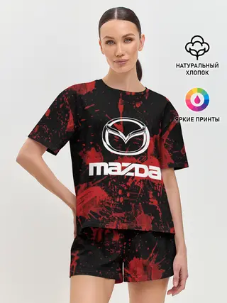 Женская пижама с шортами / Мазда