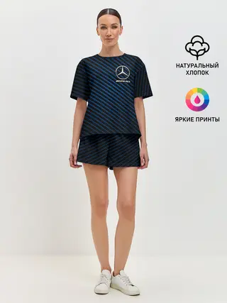 Женская пижама с шортами / MERCEDES / МЕРСЕДЕС