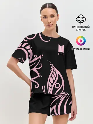 Женская пижама с шортами / BTS