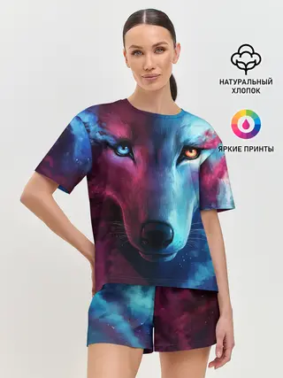 Женская пижама с шортами / ВЗГЛЯД ВОЛКА