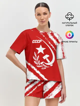 Женская пижама с шортами / СССР