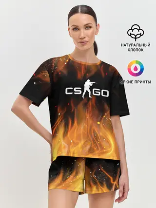 Женская пижама с шортами / COUNTER STRIKE