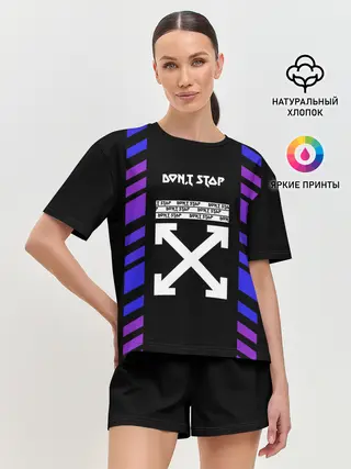 Женская пижама с шортами / Dont stop