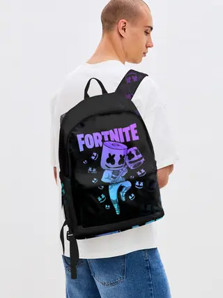 Рюкзак джинсовый / FORTNITE MARSHMELLO