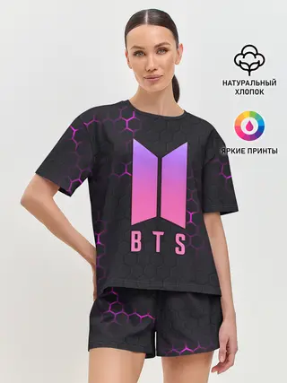 Женская пижама с шортами / BTS