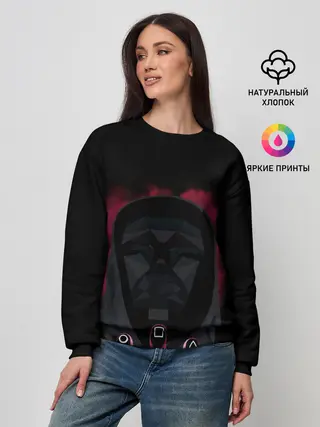 Женский свитшот / Игра в кальмара Маска