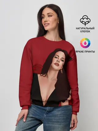Женский свитшот / Лана в розах