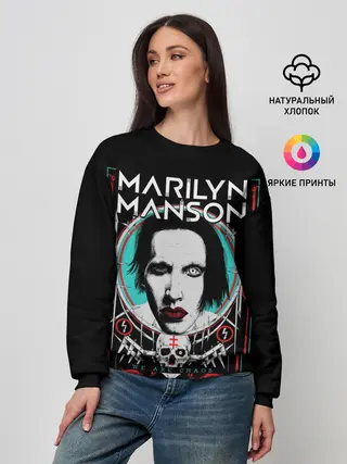 Женский свитшот / Marilyn Manson - We are chaos