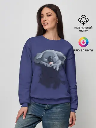 Женский свитшот / Спящая коала