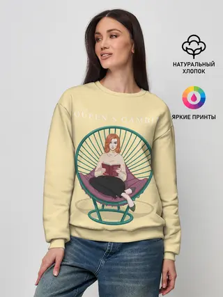 Женский свитшот / Королева на троне