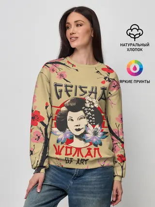 Женский свитшот / Гейша | Geisha