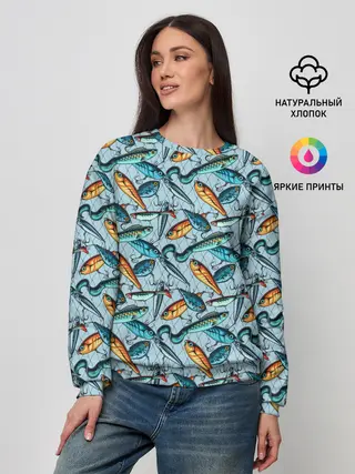 Женский свитшот / Воблеры
