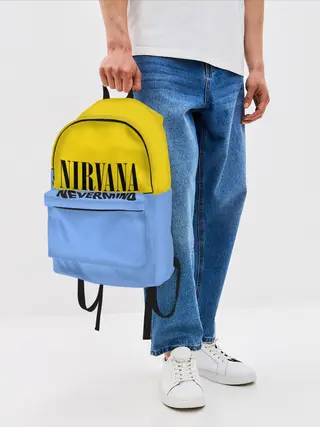 Рюкзак джинсовый / Nirvana nevermino