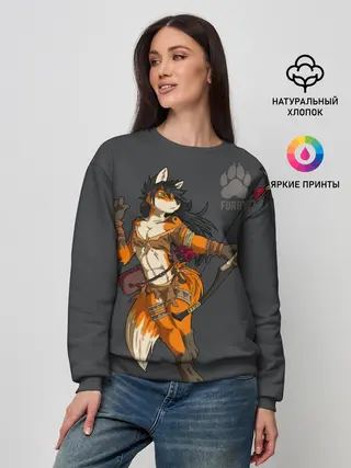 Женский свитшот / Furry fox