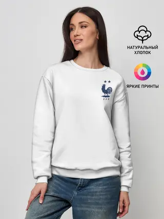 Женский свитшот / форма сборной Франции гостевая