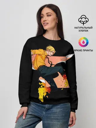 Женский свитшот / Винсмок Санджи из One Piece