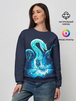 Женский свитшот / Kraken is here