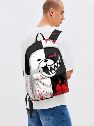 Рюкзак джинсовый / MONOKUMA Blood