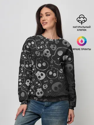 Женский свитшот / ART SKULL