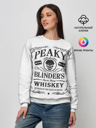 Женский свитшот / Острые Козырьки Whiskey