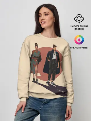 Женский свитшот / Катара и Сокка
