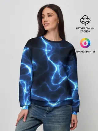 Женский свитшот / Energy Waves