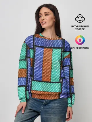 Женский свитшот / Stripes