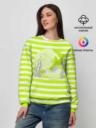 Женский свитшот / Акула