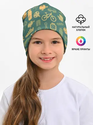 Детская шапка / Велосипед Текстура
