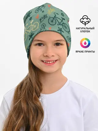 Детская шапка / Велосипед Текстура